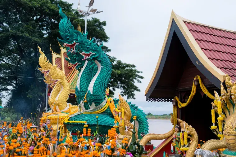 พญานาควัดทุ่งธาตุ เวียงจันทน์